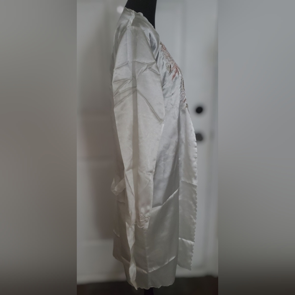 Satin Nightgown & Robe Set - Picture 4 of 9